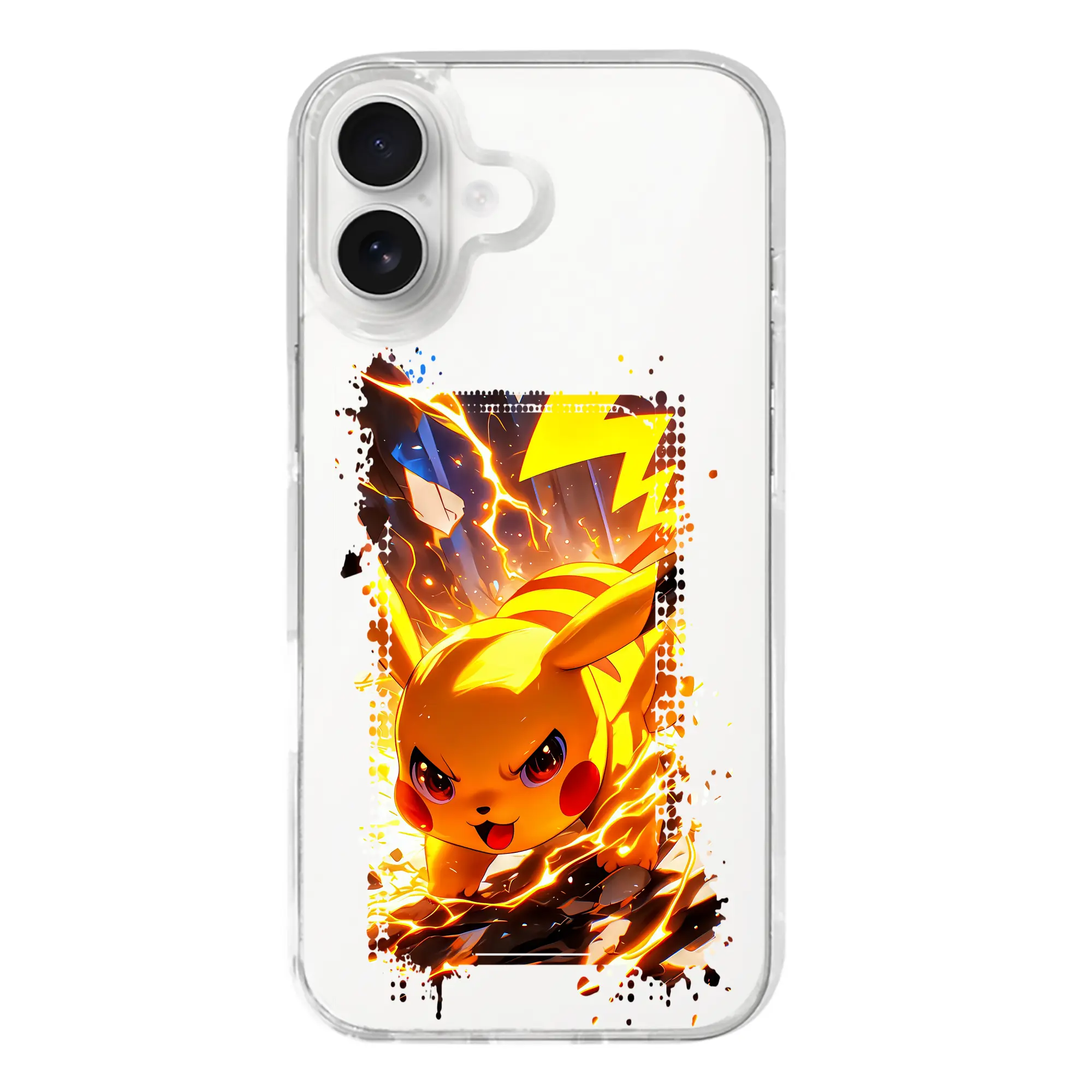 ポケモン グッズ,ピカチュウ - iPhone 17シリーズ 透明スマホケース – 薄型・耐衝撃・精密フィット保護カバー